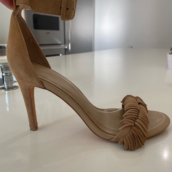 Joie Pippi Fringe Suede Sandals - Picture 5 of 7